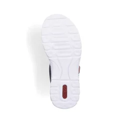 Rieker Women'S Trekking Sandals Fire Red-Navy Blue