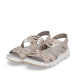 Rieker Women'S Trekking Sandals Clay Beige