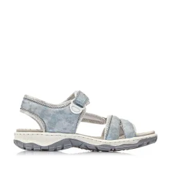 Rieker Women'S Trekking Sandals Sky Blue