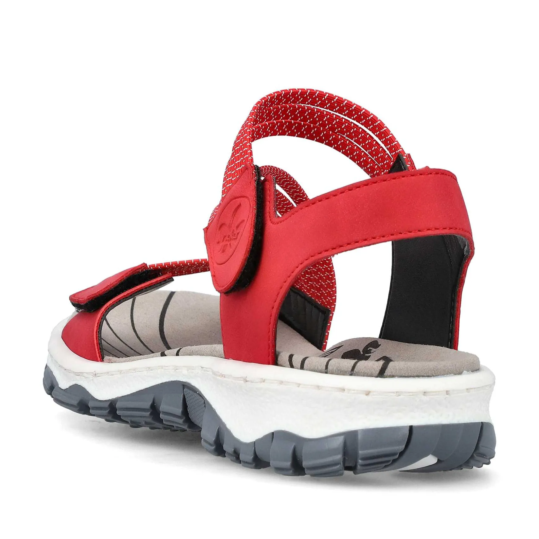 Rieker Women'S Trekking Sandals Cherry Red