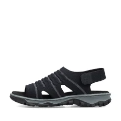 Rieker Women'S Trekking Sandals Steel Blue