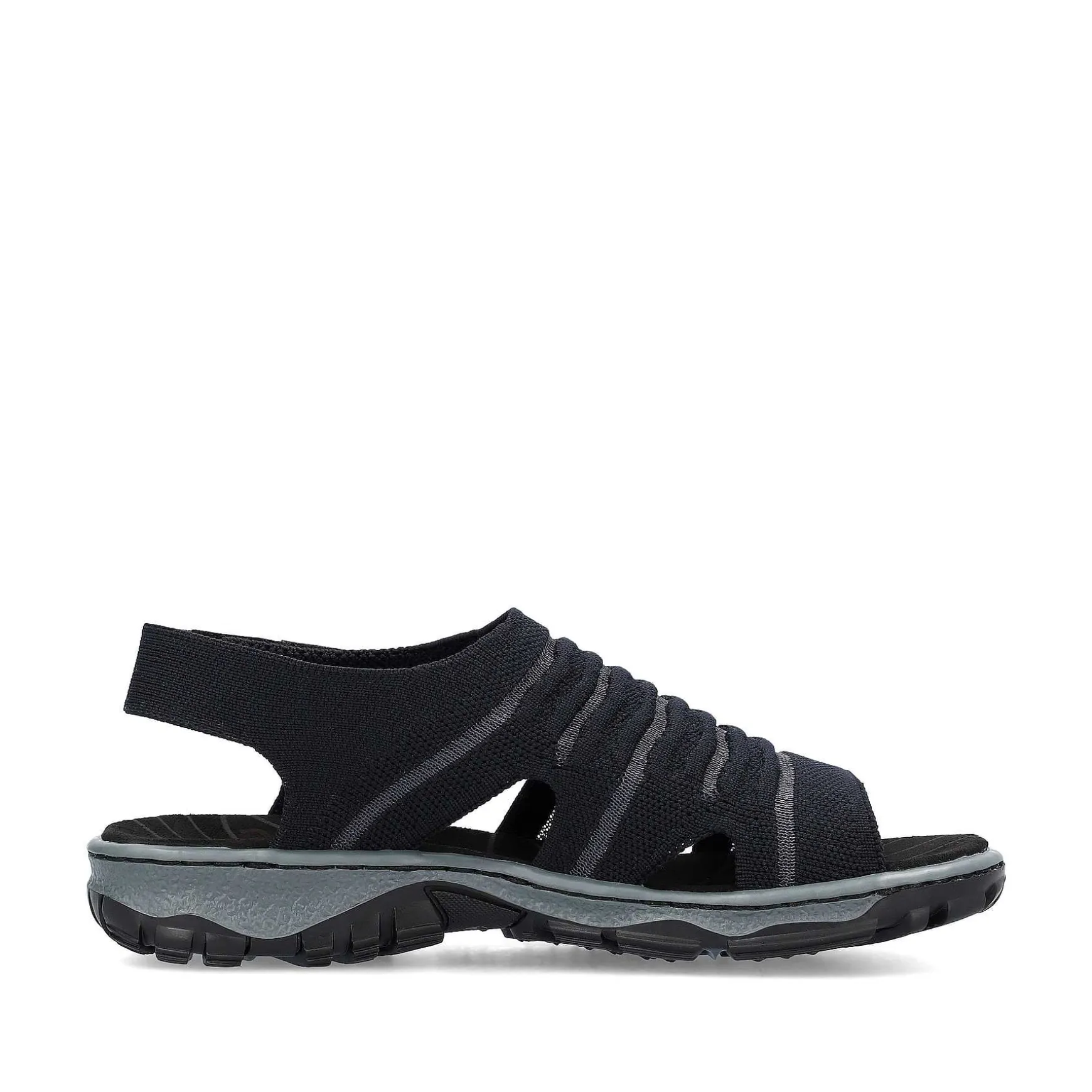 Rieker Women'S Trekking Sandals Steel Blue