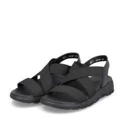Rieker Women'S Trekking Sandals Deep Black
