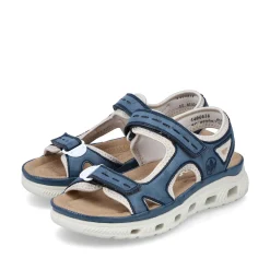 Rieker Women'S Trekking Sandals Slate Blue