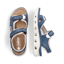 Rieker Women'S Trekking Sandals Slate Blue