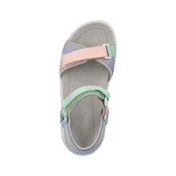 Rieker Women'S Trekking Sandals Mint-Green Soft-Pink Lilac