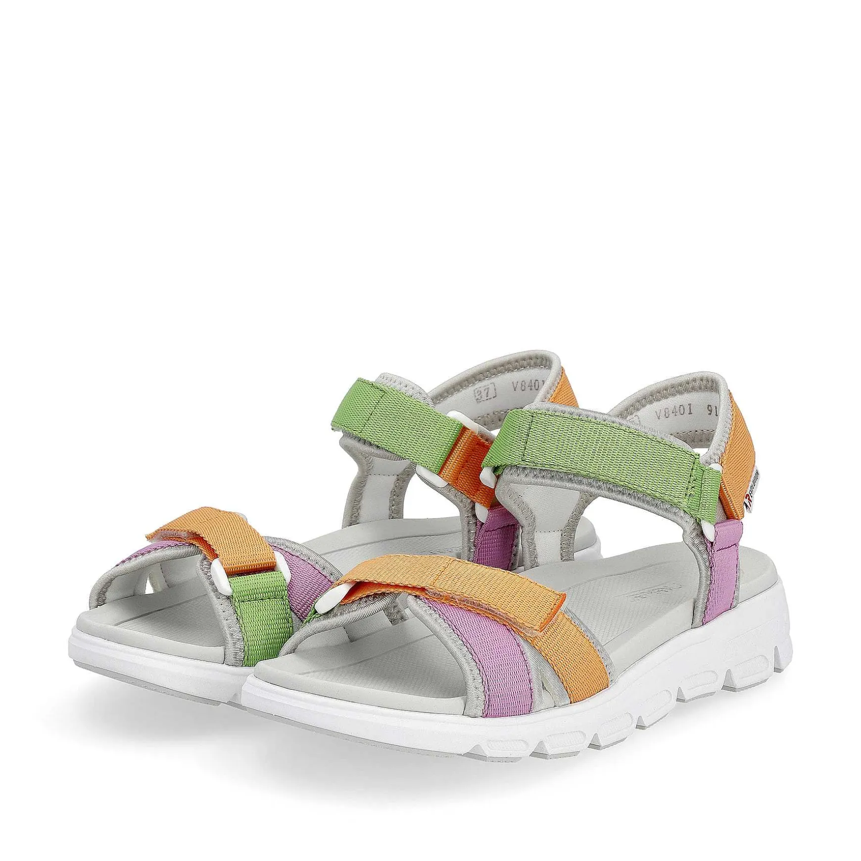 Rieker Women'S Trekking Sandals Multicolored