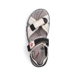 Rieker Women'S Trekking Sandals Pearl White