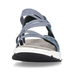 Rieker Women'S Trekking Sandals Slate Blue
