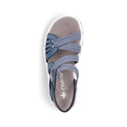 Rieker Women'S Trekking Sandals Slate Blue