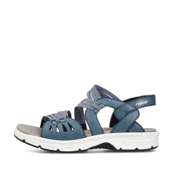Rieker Women'S Trekking Sandals Slate Blue