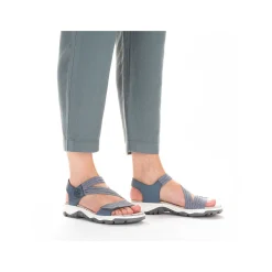 Rieker Women'S Trekking Sandals California Blue
