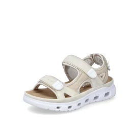 Rieker Women'S Trekking Sandals Light Beige