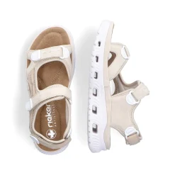 Rieker Women'S Trekking Sandals Light Beige