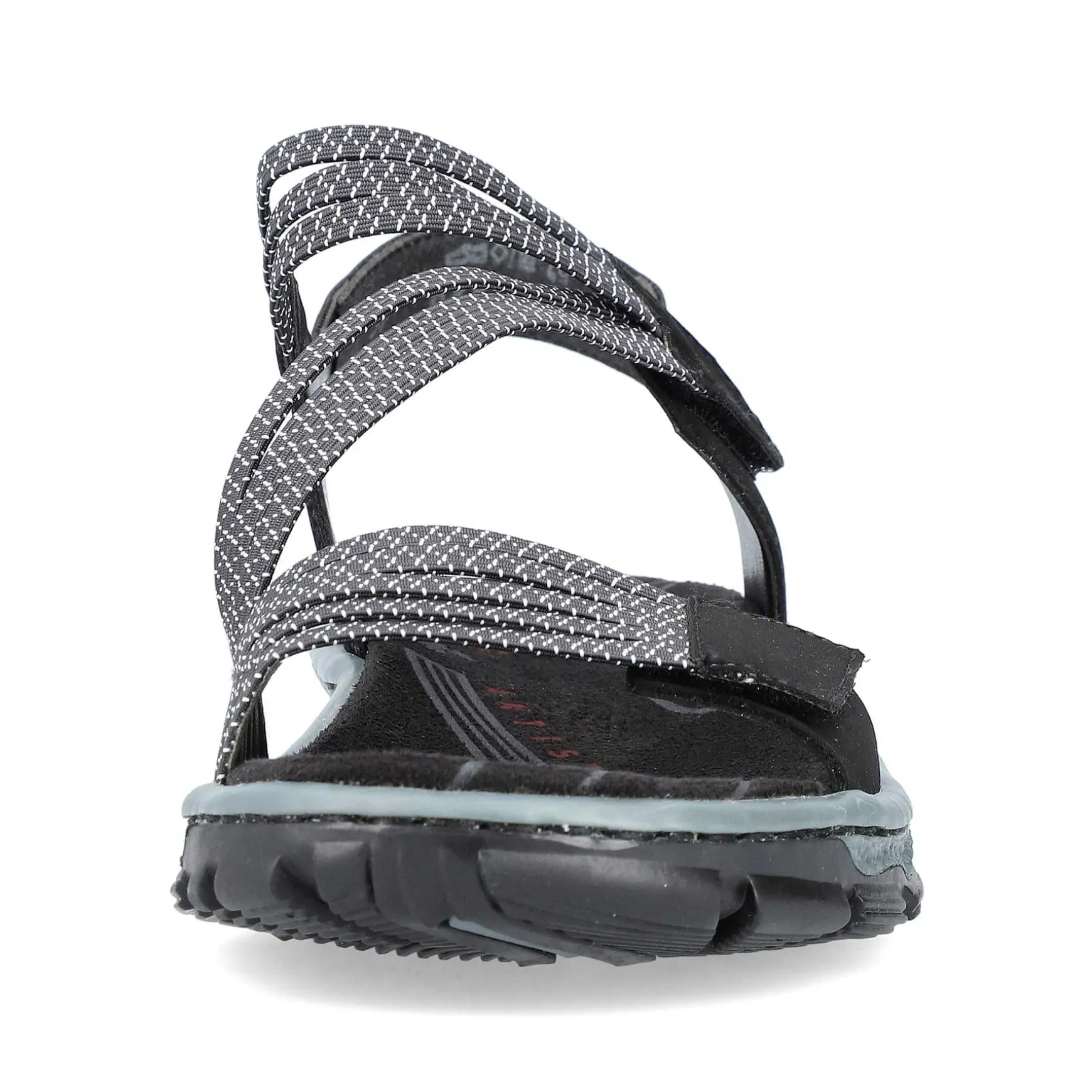 Rieker Women'S Trekking Sandals Graphite Black