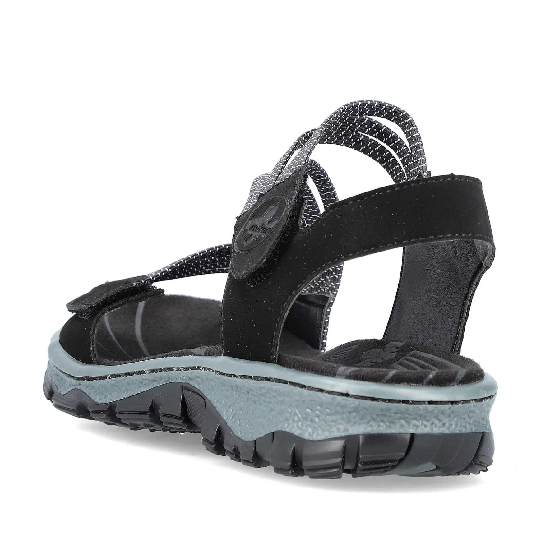 Rieker Women'S Trekking Sandals Graphite Black