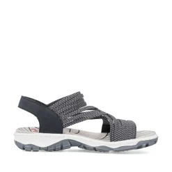 Rieker Women'S Trekking Sandals Pacific Blue