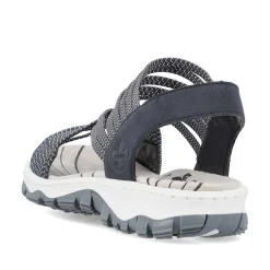Rieker Women'S Trekking Sandals Pacific Blue