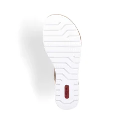 Rieker Women'S Wedge Sandals Pastel Blue