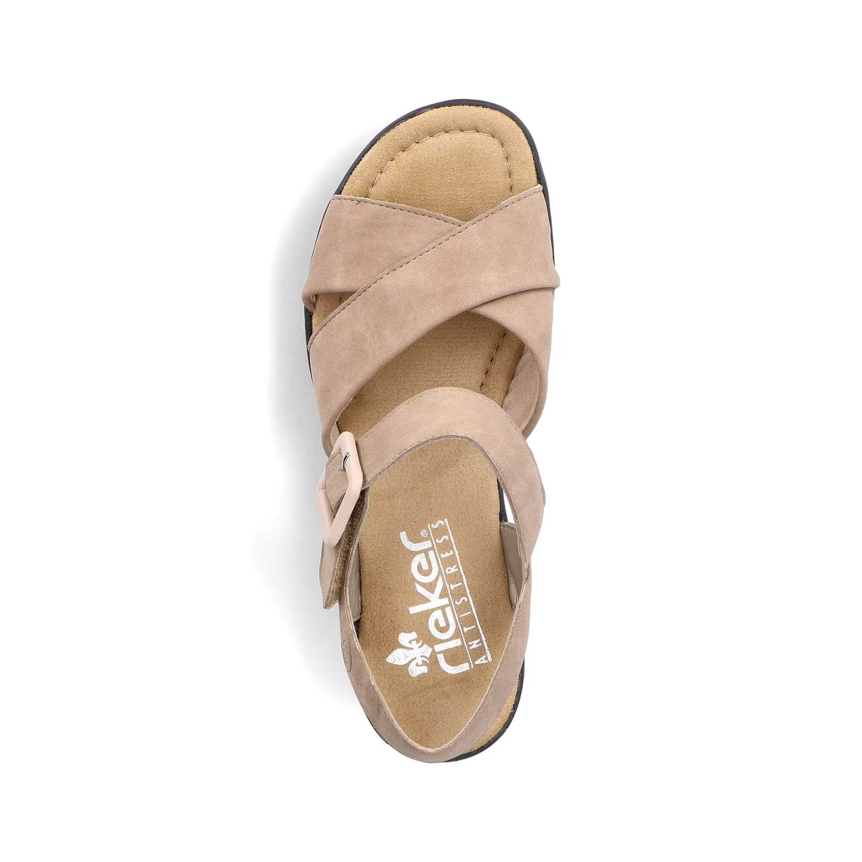 Rieker Women'S Wedge Sandals Sand Beige