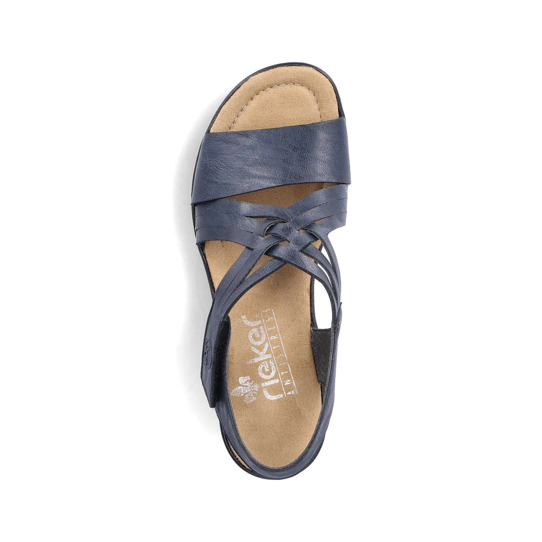 Rieker Women'S Wedge Sandals Slate Blue
