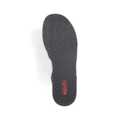 Rieker Women'S Wedge Sandals Brown Gray