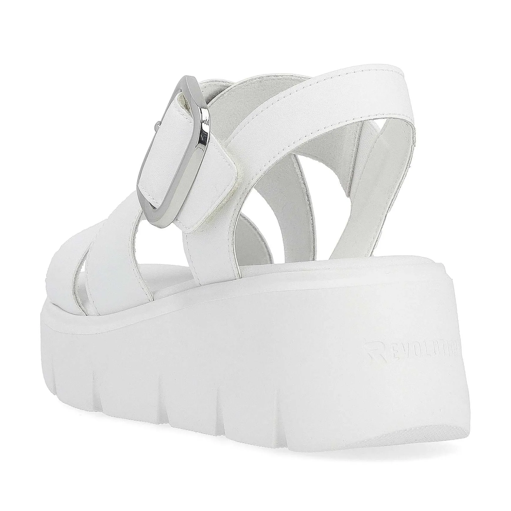 Rieker Women'S Wedge Sandals Antique White
