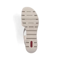 Rieker Women'S Wedge Sandals Champagne