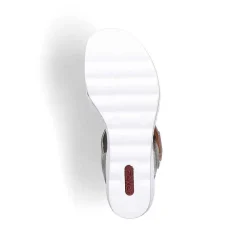 Rieker Women'S Wedge Sandals Mint Green-Lily White