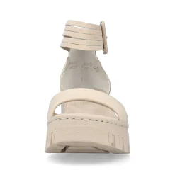 Rieker Women'S Wedge Sandals Sand Beige