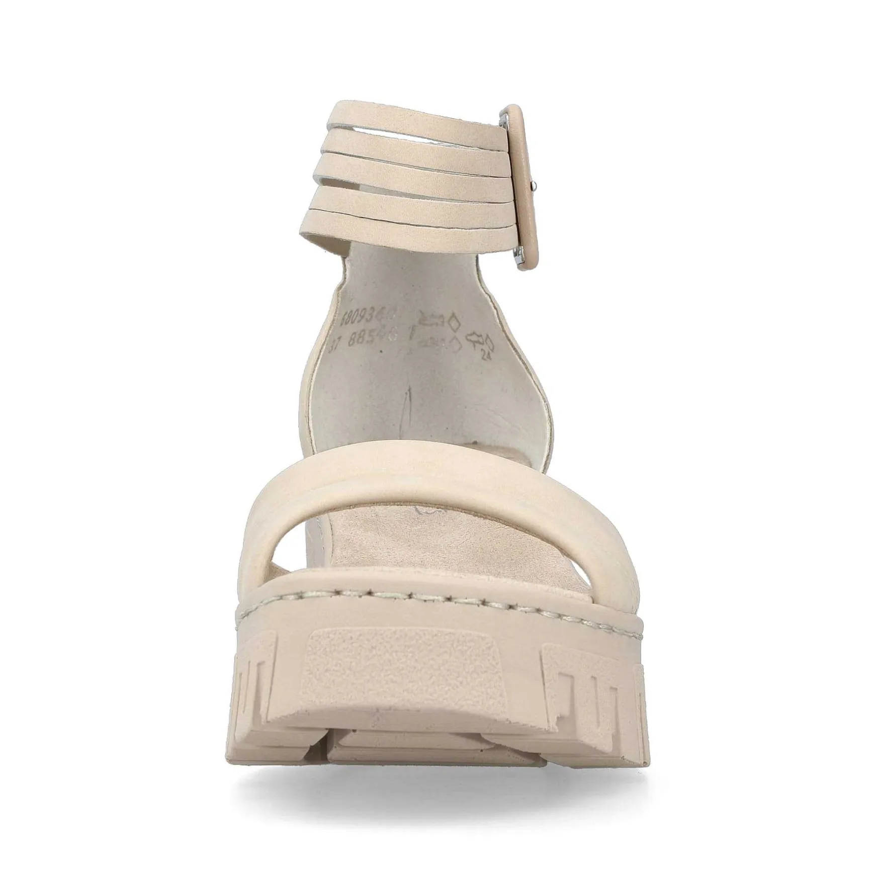 Rieker Women'S Wedge Sandals Sand Beige