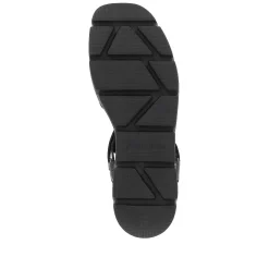 Rieker Women'S Wedge Sandals Night Black