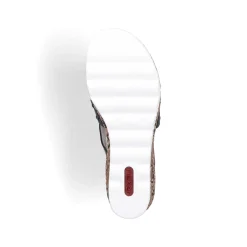 Rieker Women'S Wedge Sandals Night Black