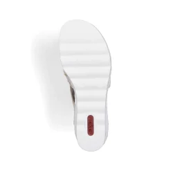 Rieker Women'S Wedge Sandals Light Beige